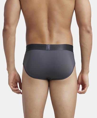 Image of Jockey IC27 Men Tactel Microfiber Elastane Stretch Solid Brief (Pack of 2)
