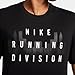 Nike Men's Dri-Fit Running Division Short Sleeve T-Shirt L Black
