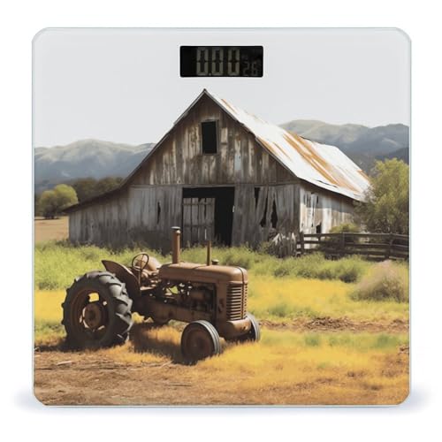 Báscula digital cuerpo Old Wooden Barn 180 kg 400 lb