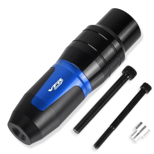 actuion Motorrad-Sturzbügel FÜR Hon@&da VFR1200F 2010-2016 2015 2014 2013 2012 Motorrad CNC Zubehör Auspuff Sturzpads Crash Pads Fallen Schutz(A-Blue)