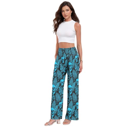 Pantalon Gothictyle Fougère Bluekull ample et extensible à poches