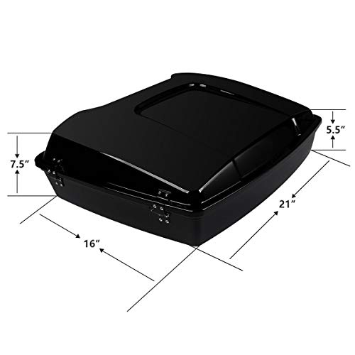 Alforja para Motocicleta Razor Trunk de 5.5 pulgadas con Cierres y Llave para Harley Touring FLH/FLHT (1997-2013) miniatura 6