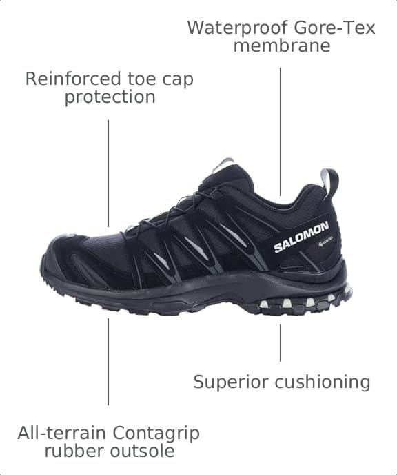Image of Salomon Women's XA PRO 3D Gore-Tex Waterproof Trail Running Shoes