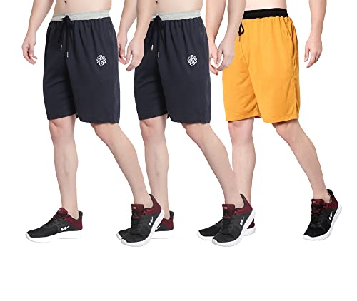Image of OORA Men's Plus Sizes Cotton Shorts M to 5XL, 28 to 48 Inches Waistline