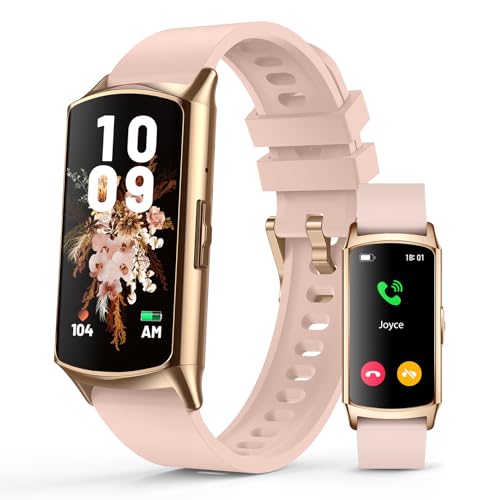 Smart Watch Fitness Tracker (Answer/Make Calls), 1.58" AMOLED Display, 24/7 Heart Rate Blood Oxygen Blood Pressure Sleep Monitor, 114+ Sports Modes Waterproof Smartwatch for Android iPhone M