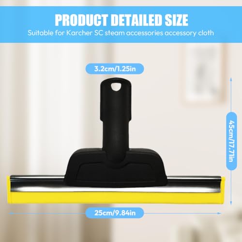 Fensterdüse für Kärcher Dampfreiniger, Fensterdüse Dampfreiniger Zubehör für Kärcher SC1/ SC2/ SC3/ SC4/ SC5/ SC7/ CTK10/ CTK20 Ersatzzubehör Streifenfreie Reinigung von Glas, Fenstern und Spiegeln