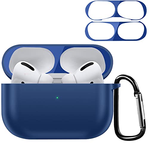YAODLE AirPod pro �P�[�X�y�_�X�g�K�[�h�t���z Airpods pro case �V���R���f�� ���C�����X�[�d�\ �L�Y�≘��h�~ �w��ɋ��� �t�b�N�t�� �O�ʂ�LED���B��Ȃ� �n�C�u���b�h�J�o�[ �h�o (Airpods pro(2019