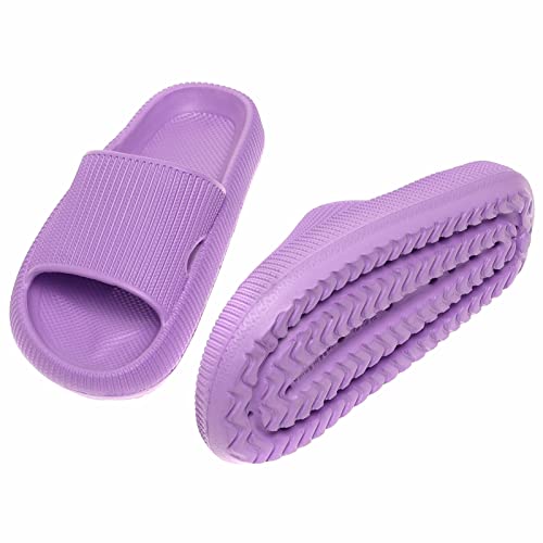 Sharllen Cloud Slides For Kids, Non-Slip Bathroom Shower Quick Drying Comfy Soft Thick Sole Kids Slides, Kids Slippers Girls Boys For Indoor & Outdoor #TOP3