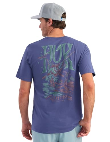 HUK Short Sleeve Performance Tee, Fishing T-Shirt for Men