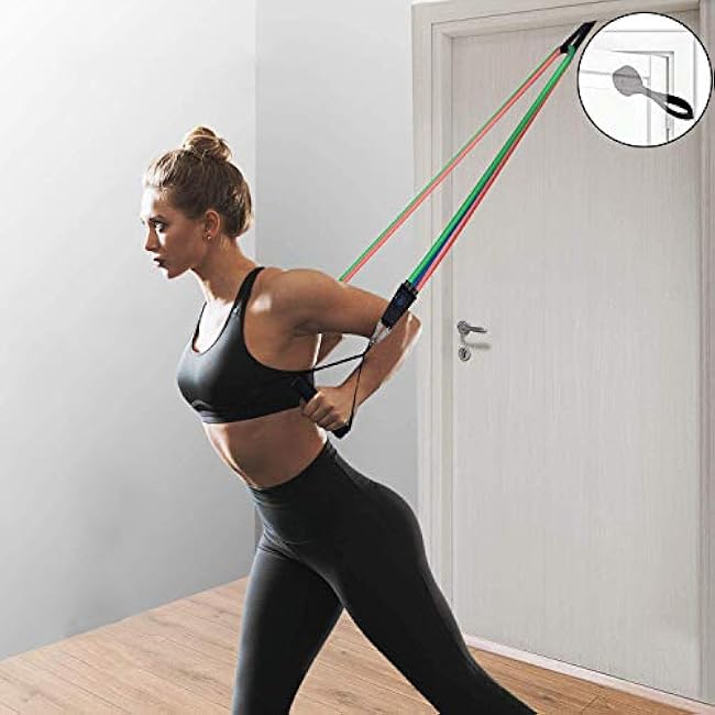 Heavy Duty Door Anchor for Exercise Bands - Secure Door Jamb Anchor System - No Damage, Larger Size