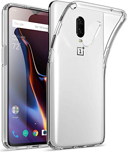 Image of NISHTECH for OnePlus 7 5G Premium Transparent Hybrid Soft Slim Dust Proof Back Case Cover with Camera Protection
