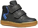 Geox J Arzach Boy Basket, Black Royal, 26 EU