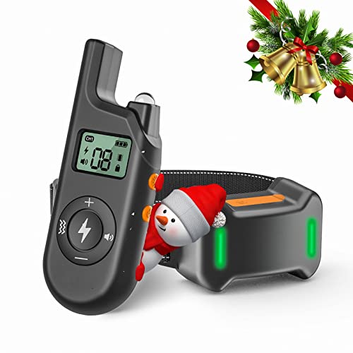 Collier Anti-Aboiements pour Chiens Rechargeable Trois Modes Choc éLectrique/Vibration/Son Aide L'EntraîNement Automatique sans Danger Triple Protection pour Petits/Moyens/Grands ChiensIP67