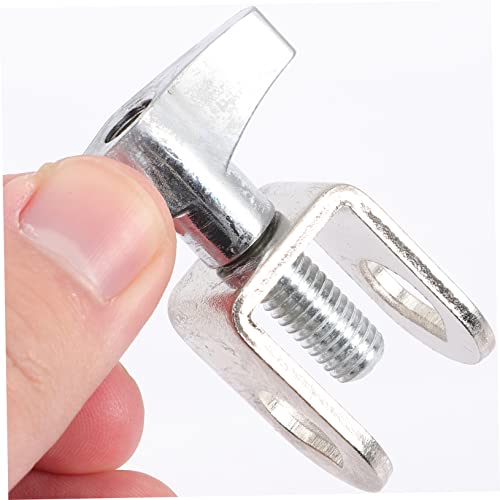 Abaodam 4pcs Abrazadera de trinquete para soportes de cowbell Clip de montaje para kits de batería Accesorios de abrazadera miniatura 2