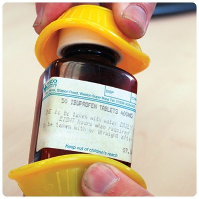 Dycem Yellow Grip It Bottle Opener