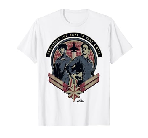 Captain Marvel Sometimes You Have To Take A Risk T-Shirt