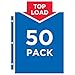 Avery Diamond Clear Super Heavyweight Sheet Protectors, Easy Load, 50 Document Protectors (74130)