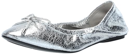 Ballerines plates Velma KARL LAGERFELD femme chaussure argentée chic taille 36