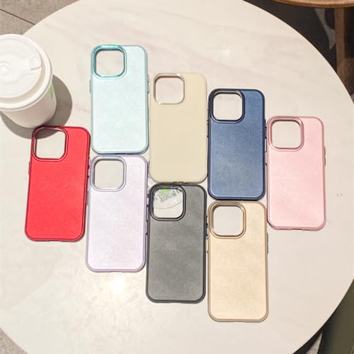 Étui en cuir de luxe et silicone liquide pour iPhone 15 Pro haut de gamme - 2