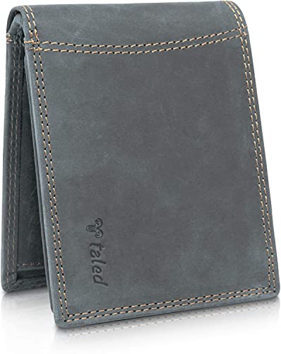 TALED Genuine Leather Wallet - RFID Blocking Wallet for Men, 12 Card holder with Coin Pocket for Men with Gift Box