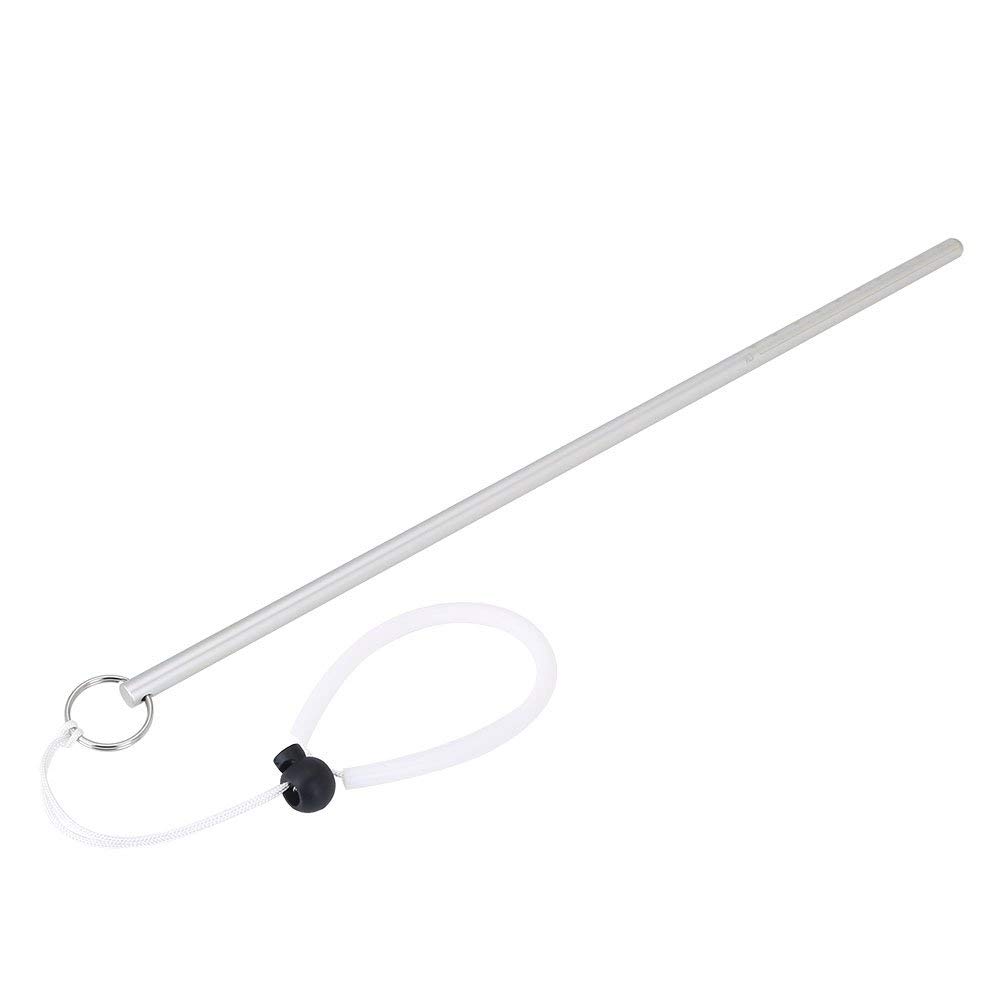 VGEBY1 Immersione Puntatore Bastone, Puntatore in Metallo Subacqueo Bastone da Sub con Impugnatura da Sub per Appassionati di Immersioni(Argento) Forniture per Il Nuoto