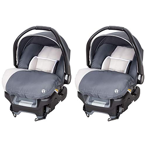 Baby Trend 2-Pack Infant Car Seat & Base with 5-Point Safety Harness, 4-Position Height Adjustment & Push-Button Release, Ally 35, Magnolia - Convertible Travel System & Support for Babies & Toddlers