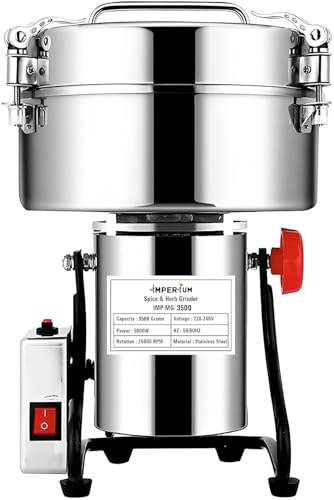 IMPERIUM® Food Grade Stainless Steel Portable Masala Grinder with 1-Year Warranty – Suitable for Dry Grinding (3.5 KG) IMPERIUM® Food Grade Stainless Steel Portable Masala Grinder with 1-Year Warranty – Suitable for Dry Grinding (3.5 KG)