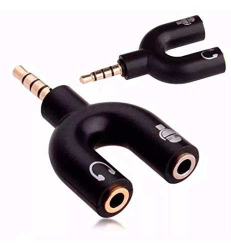 Cabo Adaptador P3 Para P2 3.5mm para Headset, Smartphone, Celular, Controle de PS4 e Xbox One