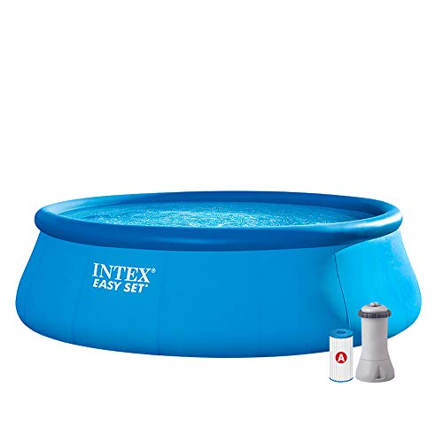 Intex 26168NP Piscina hinchable, con depuradora, 14.141 litros, 457 x 122 cm