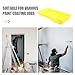 INOOMP Plastic Paint Roller Tray Paint Holder Plate 4-inch Yellow Tool for Home Supplies