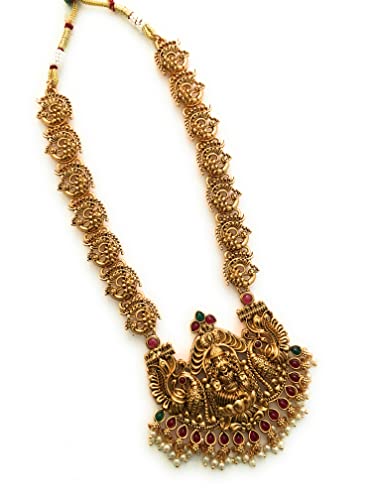 Image of Sasitrends Classic Matte Gold Plated Necklace Set