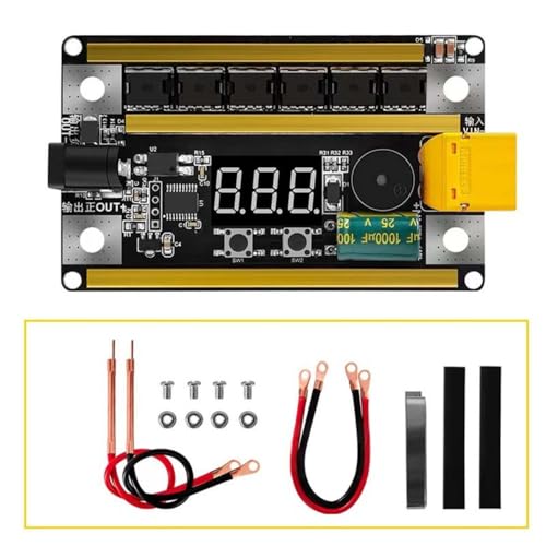 Image of Uneeruiqy Spot Welder Control Board, Spot Welder Kit 99 Levels 12v 2400a Handheld Portable DIY Spot Welding Machine for 18650 Lithium Battery, PCB Circuit Board