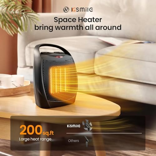 Image of OWME 800W Wall-Mounted Electric Convector Heater - Fast Heating, Silent Infrared Panel Stove with Fan | Digital Display, Safe, Compact & Energy-Saving for Bedroom & Office - TURBO