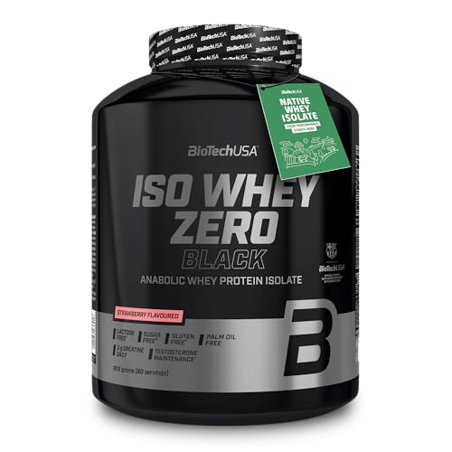 BioTechUSA Iso Whey Zero Black | a base di isolato di siero | con creatina