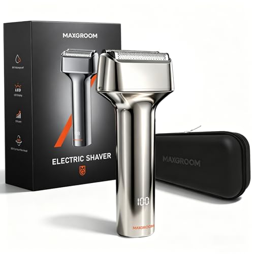 MAXGROOM Afeitadora Eléctrica Hombre de láminas,...
