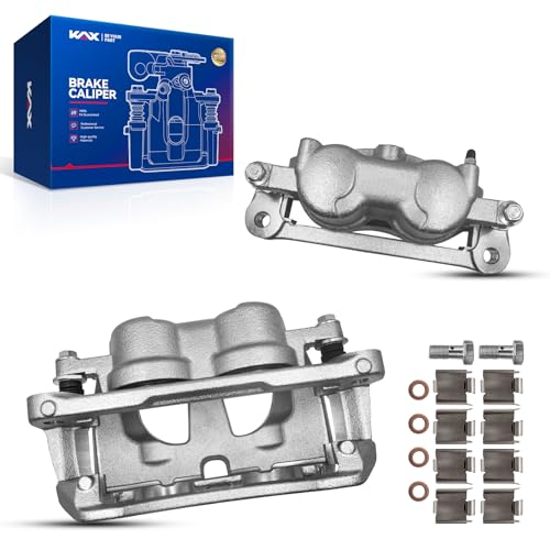 Image of KAX Disc Brake Caliper Assembly for 2011-2018 Ram 2500, 2011-2018 Ram 3500, 2009-2010 Dodge Ram 2500, 2009-2010 Dodge Ram 3500, Front Left and Right 2PC