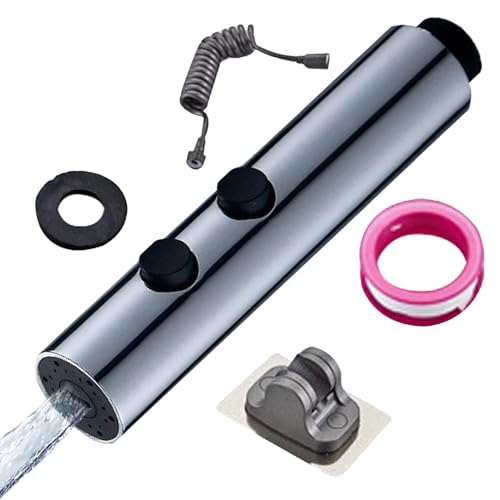 Ducha de mano Bidet - Accesorio de acero inoxidable con manguera,Spray de grifo de presión ajustable para inodoros | Para la limpieza del baño, la higiene personal y el baño
