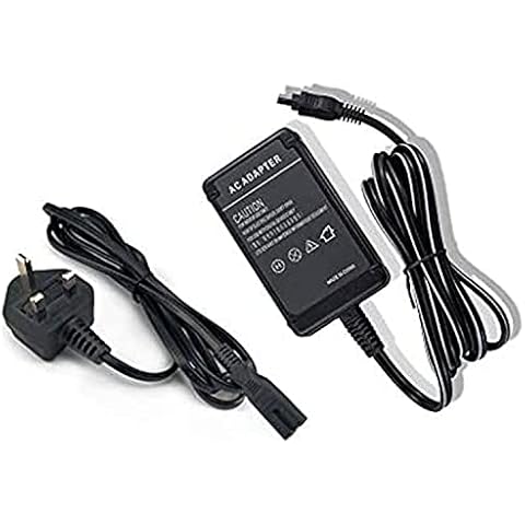 Mains Charger/Power Lead for Sony DCR-HC16E, DCR-HC17E, DCR-HC18E, DCR-HC19E, DCR-HC20E, DCR-HC21E, DCR-HC22E, DCR-HC23E, DCR-HC24E, DCR-HC26E, DCR-HC27E Handycam/Camcorder Cover