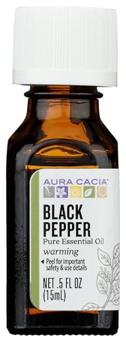 Aceite Esencial de Pimienta Negra Aura Cacia 0.5 oz miniatura 1