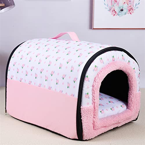 Lit pour chien et chat nid douillet en peluche chaude pour sommeil profond - 4