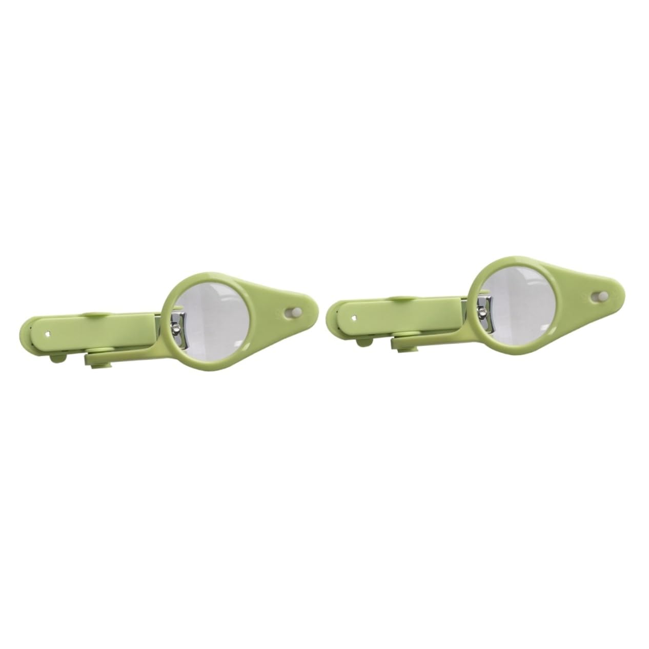 Toyvian 2pcs Baby Nail Clippers Light Magnifier Nail Clipper Catcher for Newborns Boys and Girls