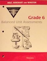 Britannica Mathematics in Context (Balanced Unit Assessments) Grade 6 0030724465 Book Cover