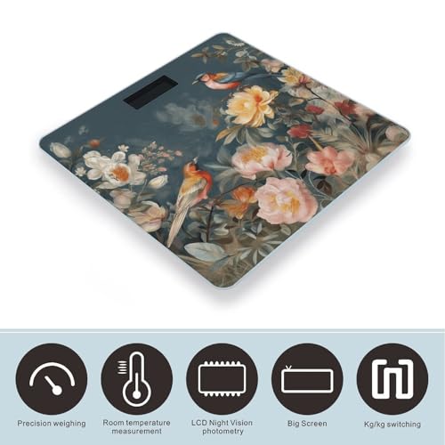 Báscula digital para baño con vidrio templado 400lb miniatura 3