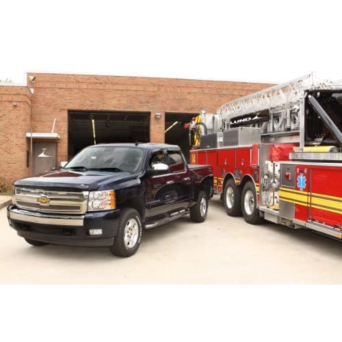 Auto Ventshade [Avs]Hoodflector / Bug Shield | 1999 - 2007 Ford F-250/F-350/F-450/F-550 Super Duty, 2000 - 2005 Ford Excursion, Medium Profile - Smoke, 1 Pc. | 21208 #TOP5