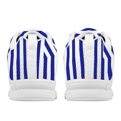 Image of GIFTPUZZ Mens Lace Up Athletic Trainers Running Sneakers Wedge Breathable Gym Lightweight Sports Tennis Shoes