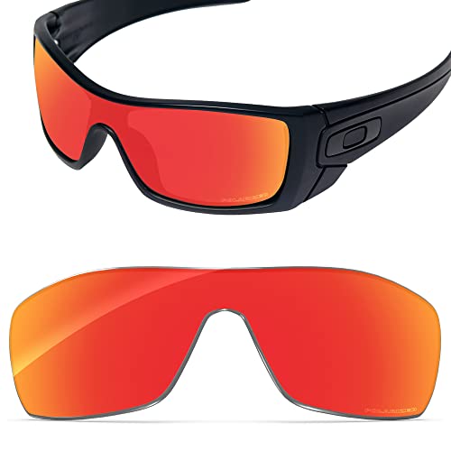 Image of Performance Replacement Lenses Compatible with Oakley Batwolf OO9101 Polarized, UV Protection, Anti-Scratch