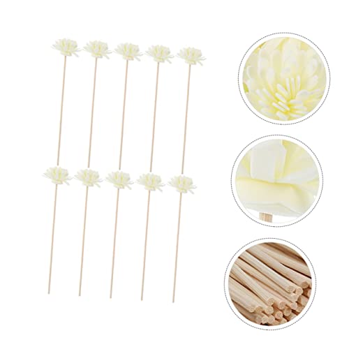 10 varillas difusoras de ratán natural para aromatizador miniatura 5