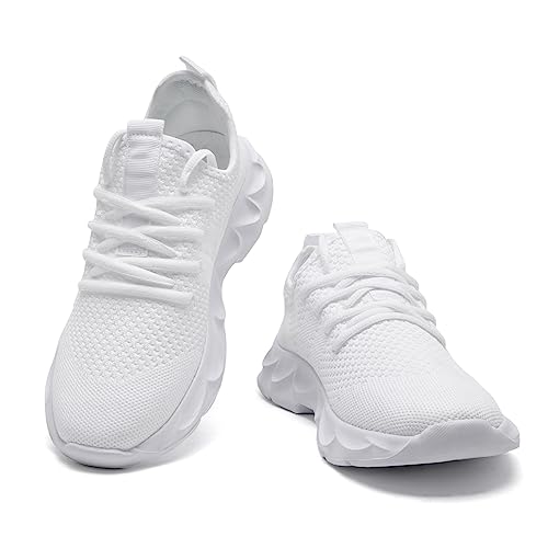 Image of Womens Walking Shoes Slip on Running Tennis Sneakers Non Slip Workout Athletic Gym Sports Breathable Mesh Lightweight Comfortable Fashion Casual Soft Sole