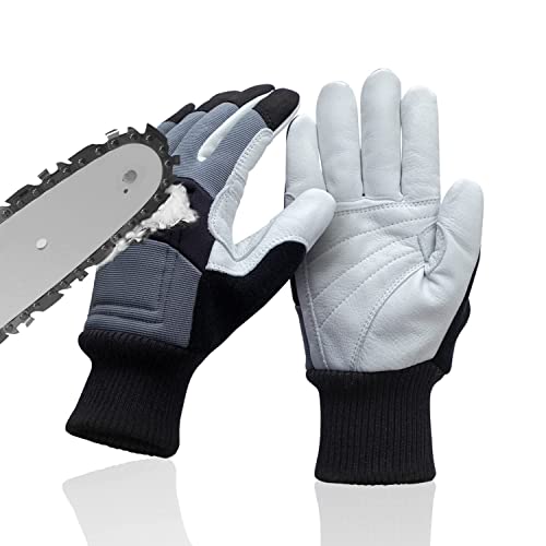 ZELARMAN Chainsaw Safety Gloves, Chainsaw Protective...