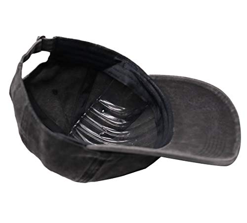 Hhnlb Funny Offroad Car American Flag Hat, Adjustable Washed Distressed Mountains Adventure Usa Baseball Cap For Men Women (Black 02, One Size) #TOP5